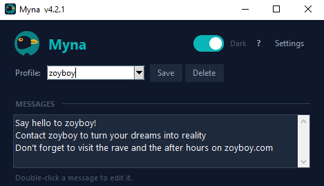 Myna desktop app
